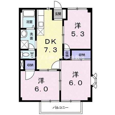 ニューシティ大島の物件間取画像